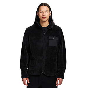 9.85:Airwalk Men's & Big Men's Sherpa Pullover,Sizes XS-5XL (Black Solid/Black Print) at Walmart