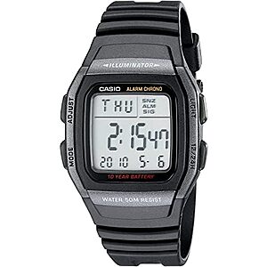 23.97 | Casio Men's W96H-1BV Classic Sport Watch at Amazon