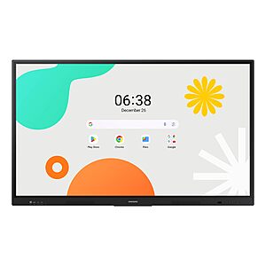 Samsung 65" Interactive Display Touch Screen Whiteboard WAF Series,LH65WAFWLGCXZA,3,840 x 2,160 (Landscape) $1373.71