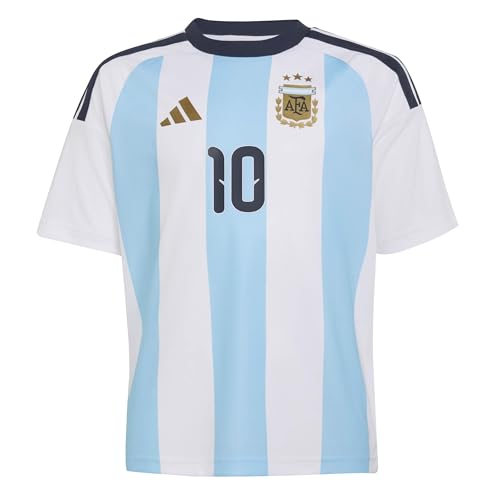 adidas Unisex-Kids Argentina 2...ersey,White/Icey Blue,Medium