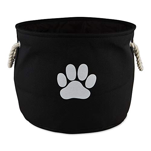 Bone Dry Pet Storage Collectio...psible Bin,Black,Small Round
