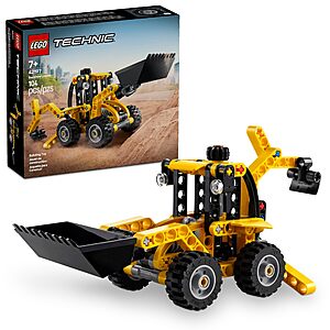 LEGO Technic Backhoe Loader Construction Toy with Back Digger,Scoop & Outriggers $6.99 + Free Shipping w/ Prime or on $35