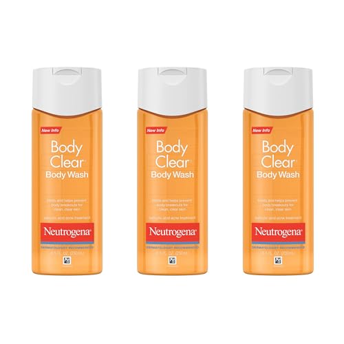 Neutrogena Body Clear Acne Bod...Unscented,8.5 Fl Oz,3 Pack