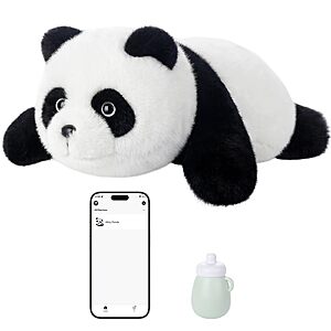 Golabs PT1 Plush AI Robot Panda Toy for Kids 3+,Interactive Companion Pet with 64 Languages,APP w/ 10 Roles Powered by GPT-4o,Voice & Touch Interaction $95.99