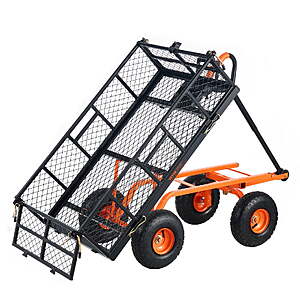 VEVOR Garden Cart,400 lbs Load with 10" Wheels $87.37