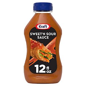 Pack of 12 Kraft Sweet 'n Sour Sauce (12 fl oz Bottles) $23.26 +FS w/Prime