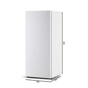 Frigidaire 10 Cu.ft.Garage Ready Upright Freezer,Recessed Handle,Adjustable Temperature Control,Flush Back Design,Efficient Cooling,White $299