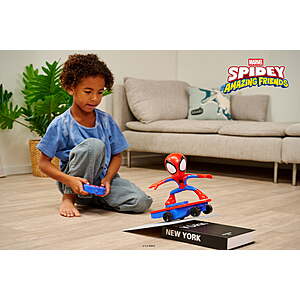 9" Jada Marvel Spidey RC Stunt Skateboard (Ages 3+) $20 + Free Shipping w/ Walmart