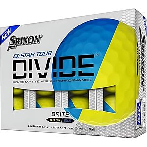 $17.53: Srixon Q-Star Tour Divide Golf Balls (Prior Generation) at Amazon