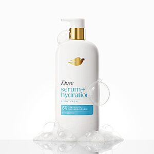 Select Amazon Accts:18.5oz.Dove Body Wash Hydration Boost (Fresh Jasmine) $6 w/ S&S