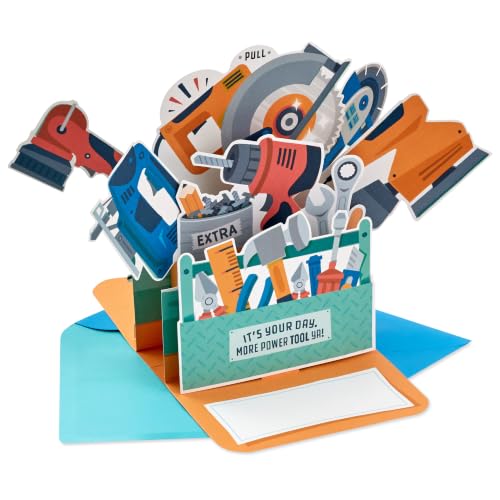 Hallmark Fathers Day Funny Pop Up Card (Power Tools
