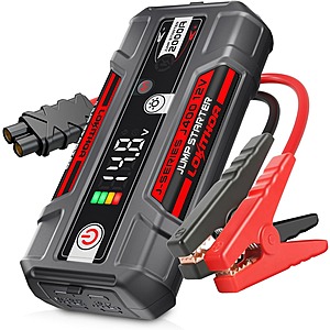 LOKITHOR J400 2000A 12V Portable Jump Starter w/ ConnectMax Tech (Up to 8L Gas & 6L Diesel) $30.96 + FS w/ Prime