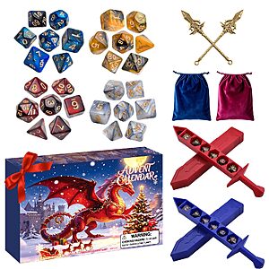 DND Dice Advent Calendar 2026,Mystery Halloween 24 Days - $11.49 after coupon
