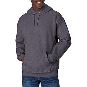 $11.99*: Hanes Men's Ultimate Heavyweight Fleece Hoodie Sweatshirt (Light Steel) at Amazon