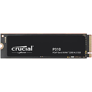 Crucial P310 4TB Internal SSD PCIe Gen 4 x4 NVMe M.2 for $239.99 $239.98