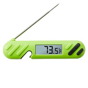 Taylor TruTemp Digital Instant Read Thermometer Meat Probe for BBQ Kitchen with Built in Bottle Opener,Green,$11.71,Amazon
