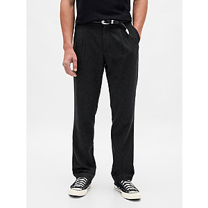 Gap Men's Wool-Blend:Relaxed Straight Trousers or Roll-Neck Sweater (Regular or Tall) $31 & More + Free Shipping