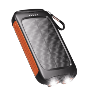 SOLPOWBEN 38800mAh Solar Power Bank with 2 Flashlights $14.62