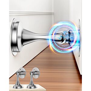 2-Pack Heleman Magnetic Door Stopper/Catch (Silver) $5.99 + Free Shipping w/ Prime or on $35