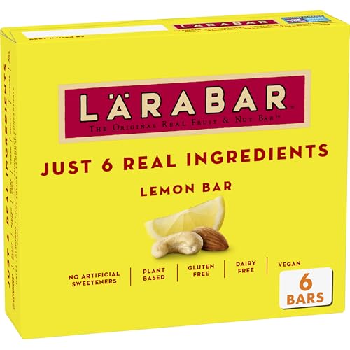 Larabar Lemon Bar Fruit and Nu...n Free and Vegan,9.6 oz,6 Ct