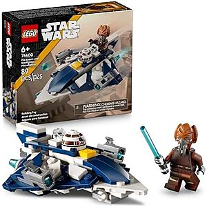 8.92* | 89-Piece LEGO Star Wars:Microfighters - Plo Koon's Jedi Starfighter Microfighter (75400,2025) at Amazon