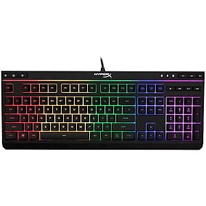 AC] $29.99 | HyperX Alloy Core RGB – Membrane Gaming Keyboard at Amazon