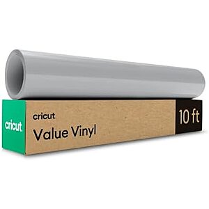 Cricut Value Permanent Vinyl (Gray,12" x 10') $3