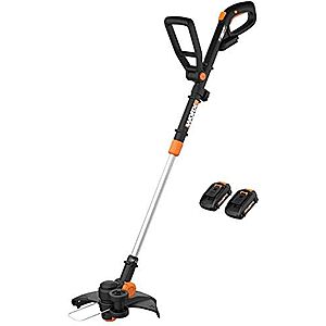 95.09 | WORX 3 in 1 Cordless String Trimmer/Lawn Edger/Mini Mower,2 Batteries & Charger Included,WG170 at Amazon