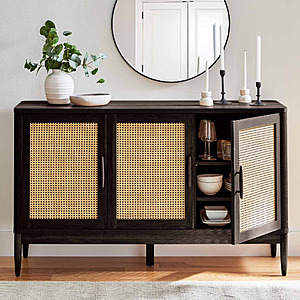 Better Homes & Gardens Springwood Caning Sideboard (Charcoal Finish) $138 + Free Shipping