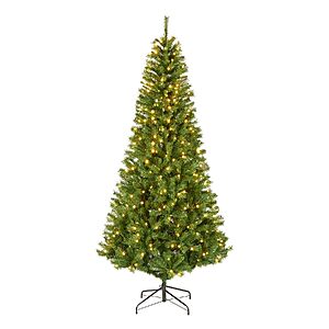 National Tree Company 7.5' Winchester Pine Slim Pre-Lit Christmas Tree w/ 350 Warm White LED Lights $54.58 + Free Shipping
