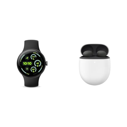 Google Bundle - Pixel Watch 3...xel Buds Pro 2 Earbuds (Hazel