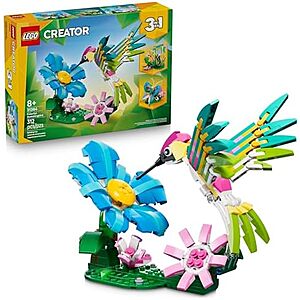 312-Pc LEGO Creator:3-in-1 Colourful Hummingbird $25