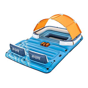 Hydro Force 12'9" x 8'8" x 2'4" Tropical Breeze 6-Person Inflatable Party Island (Blue/Orange) $129 + Free Shipping