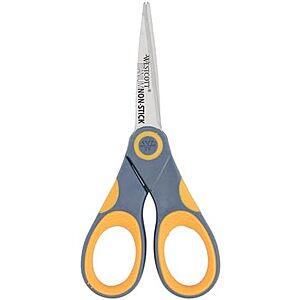 3.50* | 5" Westcott Titanium Bonded Non-Stick Fabric Scissors at Amazon