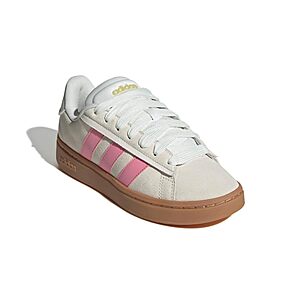 Adidas Women's Grand Court Alpha,Off White/Bliss Pink/Gold Metallic,7 $46.2
