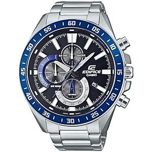 50mm Casio Men's Edifice Chronograph Stainless Steel Watch $72 + Free S&H