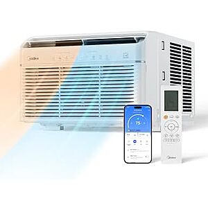 348.01 | Midea Inverter Window Air Conditioner with Heat,12,000 BTU at Amazon