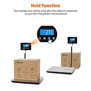WESTHEY Digital Postal Scale (0.5oz - 440lb) $25 + Free S&H