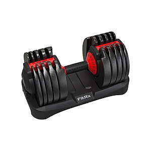 FitRx Adjustable Dumbbell,52.5lb SmartBell Dumbbell with Quick-Select Weights for Home Gym - $109 + Free Shipping