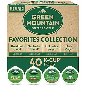 S&S] Green Mountain Coffee Roasters Favorites Collection $23.39
