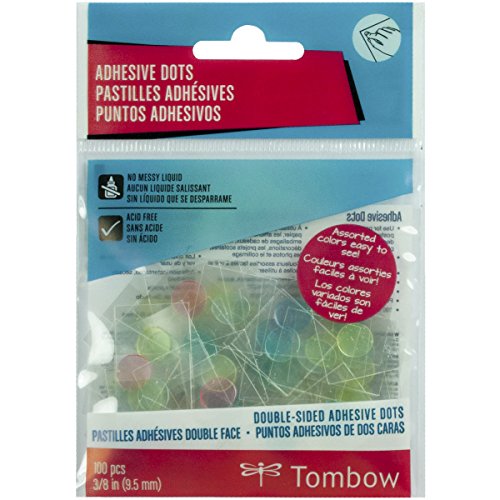 Tombow 52139 Adhesive Dots,As...for an Instant,Permanent Bond