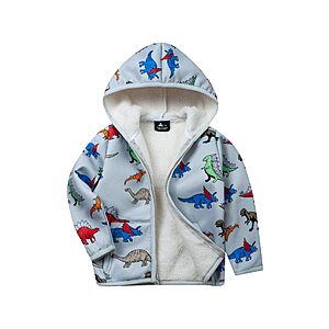 Prime:JACKETOWN Kids Fleece Hoodie Blue Geometry 1-2T $7.49 + Free Shipping