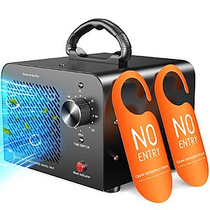 Ozone Generator 48,000mg,Commercial Ozone Machine Odor Removal,High Capacity O3 Ionizer Air Purifier Deodorizer,for 4000 Square Feet -Black $39.85