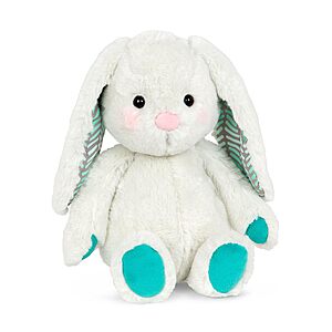 10.76:B.toys 12-Inch Plush Bunny Soft & Cuddly Plush Rabbit Toy Washable,Happy Hues Peppy Mint Bunny