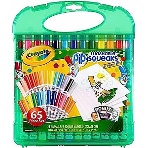 8.92* | 65-Count Crayola Pip-Squeaks Washable Marker Set at Amazon