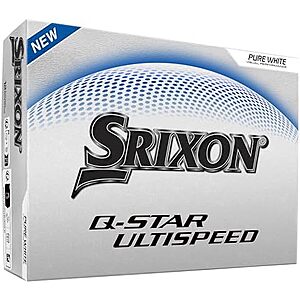23.99 | Srixon Q-Star Ultispeed Golf Balls at Amazon