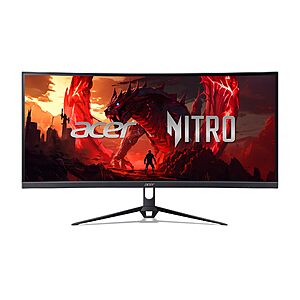 acer Nitro 29.5” UWFHD 2560 x 1080 1800R Curved Gaming Monitor $139.99 + Free Shipping at Amazon