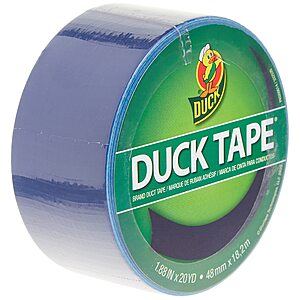 Duck Brand 1304959 Color Duct Tape,Single Roll,Blue $3.50 + Free S&H w/ Prime or $35
