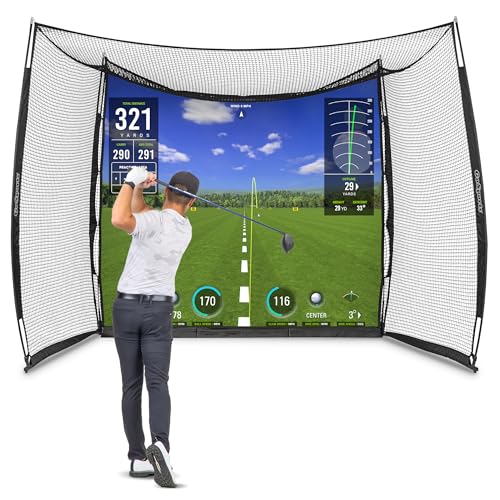 GoSports Range Cage 10 ft x 8...Hitting Net with Impact Screen
