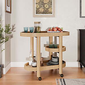 Beautiful Drew Bar Cart by Drew Barrymore,$84.47,3 colors,FS,Walmart
